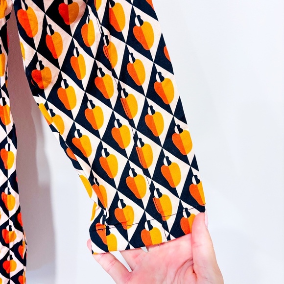 FARM RIO Orange and navy mini dress - Picture 8 of 12